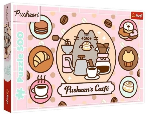 Puzzle 500 Pusheen w kawiarni Trefl 10+ (3).jpg