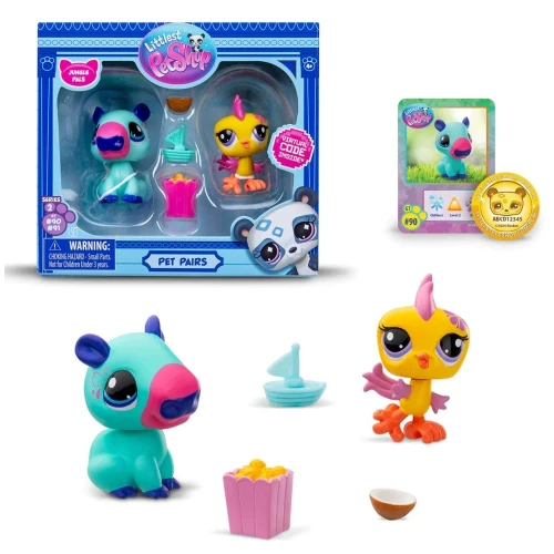 Littlest Pet Shop zestaw figurek Kapibara Papuga seria 2 (4).jpg