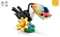 LEGO Creator 31173 Dzikie zwierzęta Tropikalny tukan (12).jpg