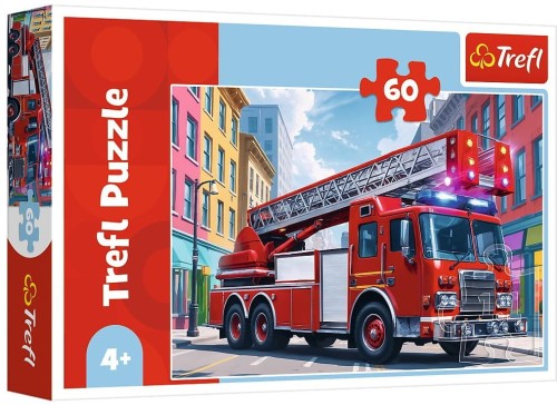 Puzzle 60 Wóz strażacki Trefl 4+ (4).jpg