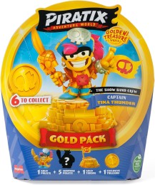 Piratix Golden Treasure Gold Pack zestaw Captain Tina Thunder