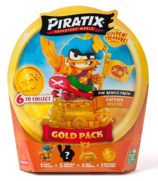 Piratix Golden Treasure Gold Pack zestaw Captain Ollie