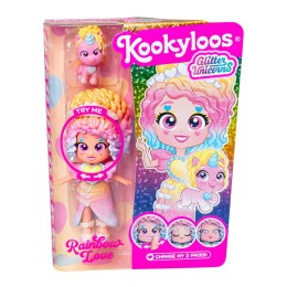 KookyLoos Glitter Unicorns laleczka Rainbow Love