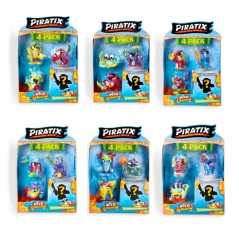 Piratix Wild Kingdom 4-pack figurki mix
