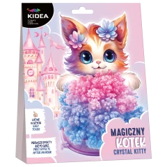Zestaw kreatywny Magiczny krystaliczny Kotek Kidea