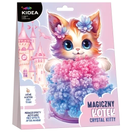 Zestaw kreatywny Magiczny krystaliczny Kotek Kidea