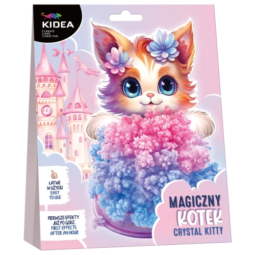 Zestaw kreatywny Magiczny krystaliczny Kotek Kidea (8).jpg