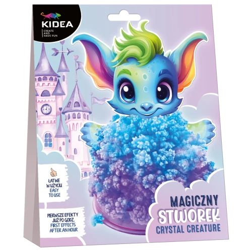 Zestaw kreatywny Magiczny krystaliczny Stworek Kidea (6).jpg
