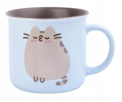 Niebieski kubek ceramiczny kot Pusheen 380ml