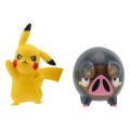 Pokemon figurki bitewne Pikachu i Lechonk (4).jpg