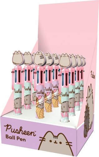 Długopis automatyczny kot Pusheen 6 kolorów (5).jpg