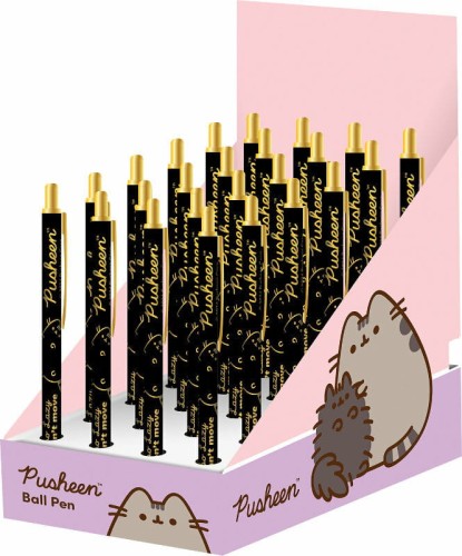 Długopis automatyczny kot Pusheen Gold (1).jpg