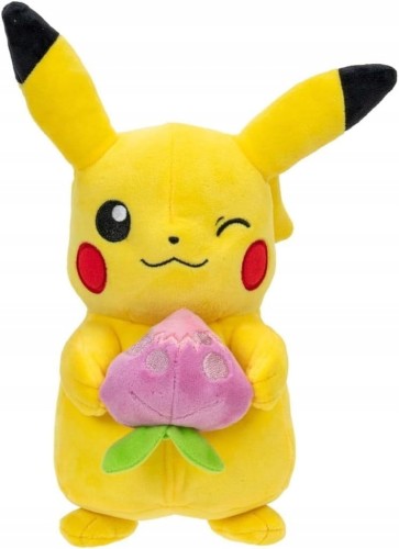Pokemon Pikachu z jagodą maskotka pluszowa 20 cm (1).jpg