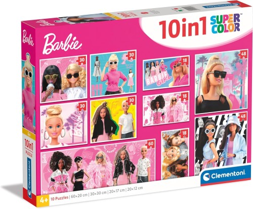 Puzzle 10w1 SuperColor Barbie Clementoni 4+ (3).jpg