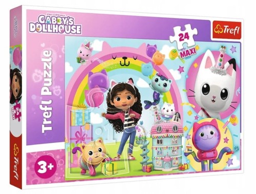 Puzzle Maxi 24 Koci Domek Gabi Trefl 3+ (1).jpg