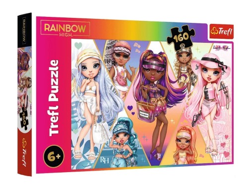 Puzzle 160 Wesołe przyjaciółki Rainbow High Trefl 6+ (1).JPG