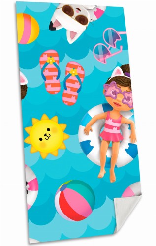 Ręcznik kąpielowy 70x140 Koci Domek Gabi Kids Euroswan.jpg