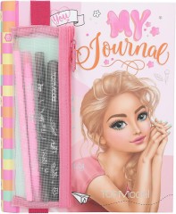 Top Model notes z zestawem piśmienniczym