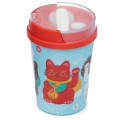 Śniadaniówka z łyżkowidelcem Maneki Neko (2).jpg