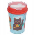 Śniadaniówka z łyżkowidelcem Maneki Neko (4).jpg