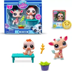 Littlest Pet Shop zestaw figurek Żyrafa Leniwiec seria 2