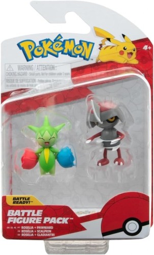 Pokemon figurki bitewne Pawniard Roselia  (3).jpg