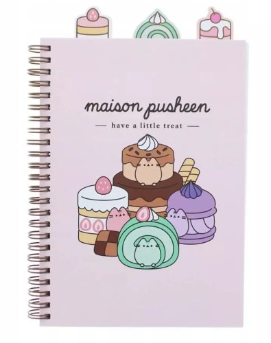 Notatnik z przegródkami na spirali kot Pusheen Sweets (4).jpg