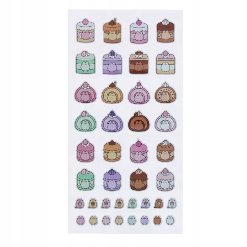 Wypukłe naklejki kot Pusheen Sweets.jpg