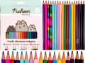 Kredki ołówkowe kot Pusheen 18 kolorów (2).jpg