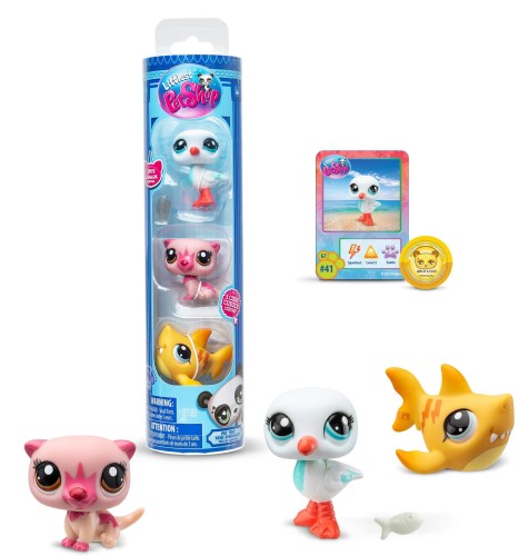 Littlest Pet Shop zestaw figurek Wydra Mewa Rekin seria 1 (3).jpg